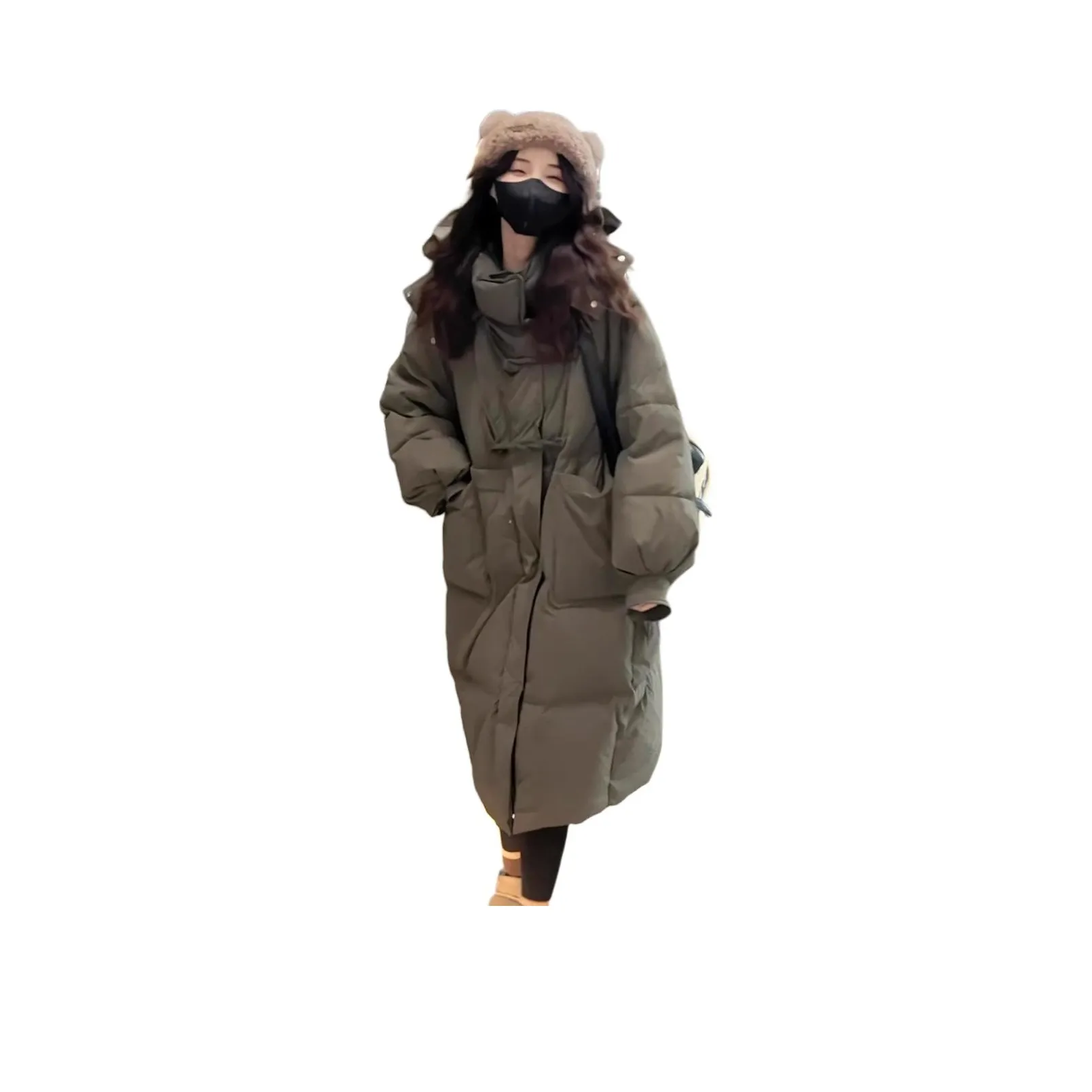 STYUW Армейский зеленый Женский пуховик