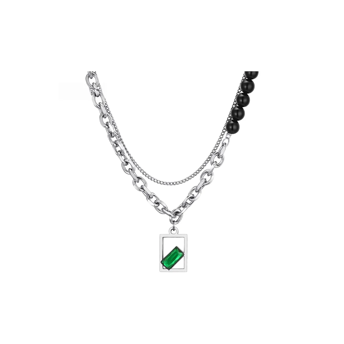 YOAR Титановые стальные ожерелья для мужчин