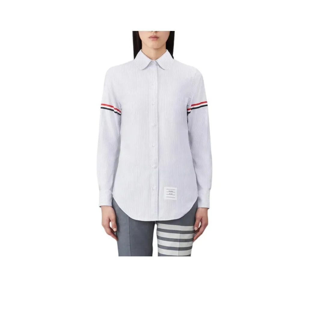 THOM BROWNE· Рубашка Женская Средняя Серая