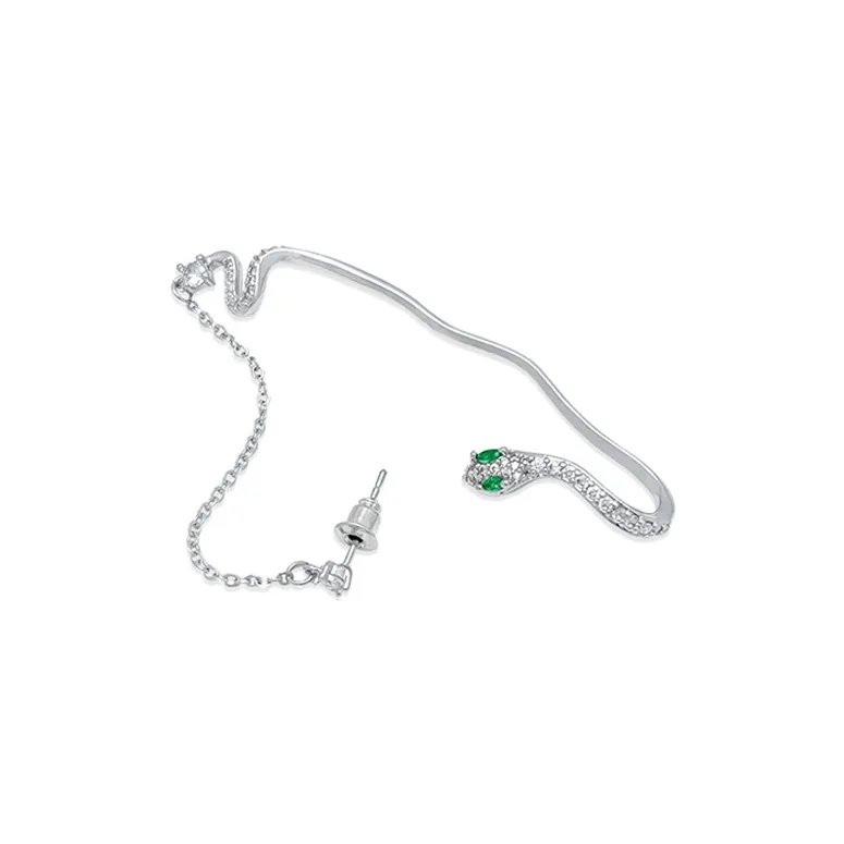 JianKai Серьги-гвоздики из серебра 925 пробы унисекс