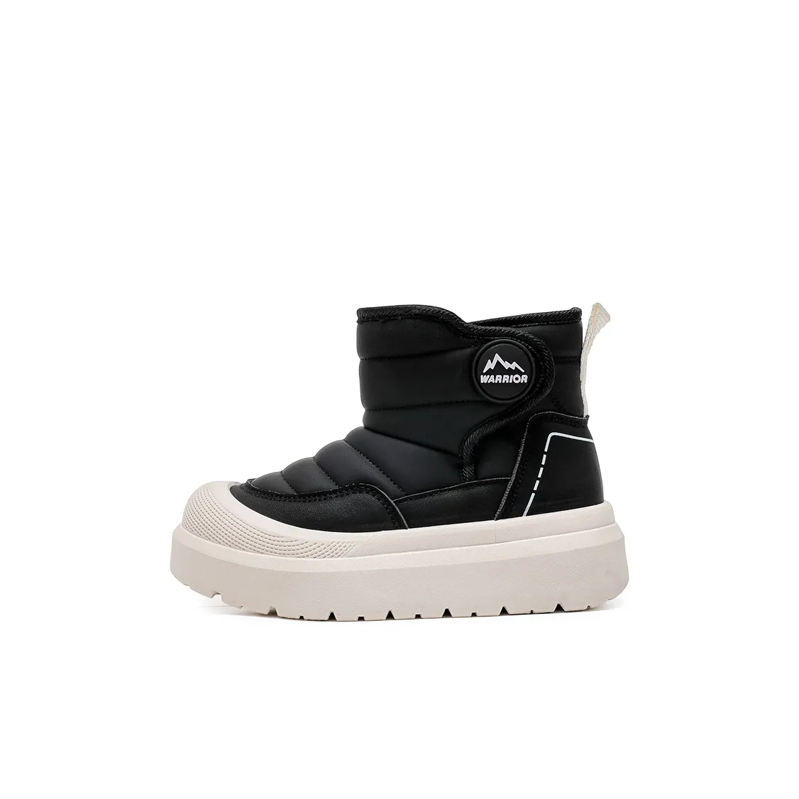 Warrior Устойчивый к истиранию Водонепроницаемый Термический Увеличивающий Высоту Противоскользящий Высокий Топ Детские Зимние Ботинки