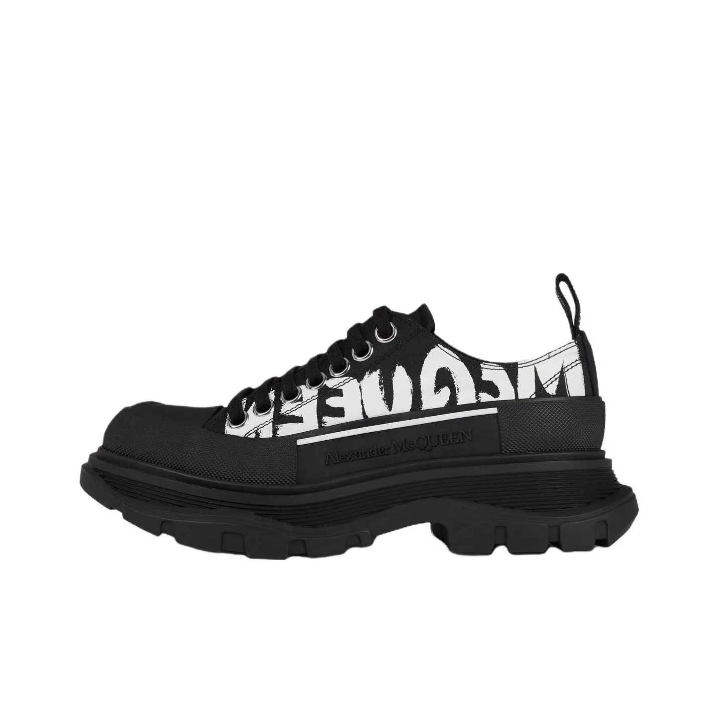 Alexander McQueen Tread Slick Casual Shoes Women's Low Top Black