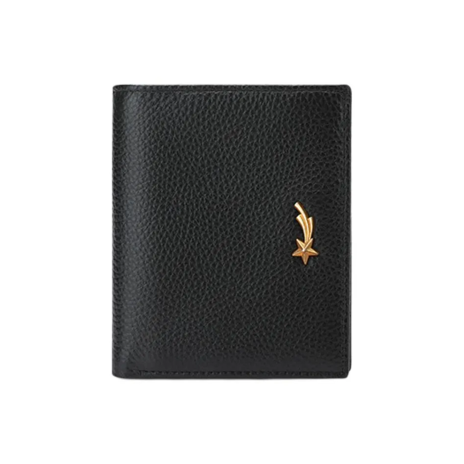 MEXICAN Кошелек из коровьей кожи стандартный женский черный экрю