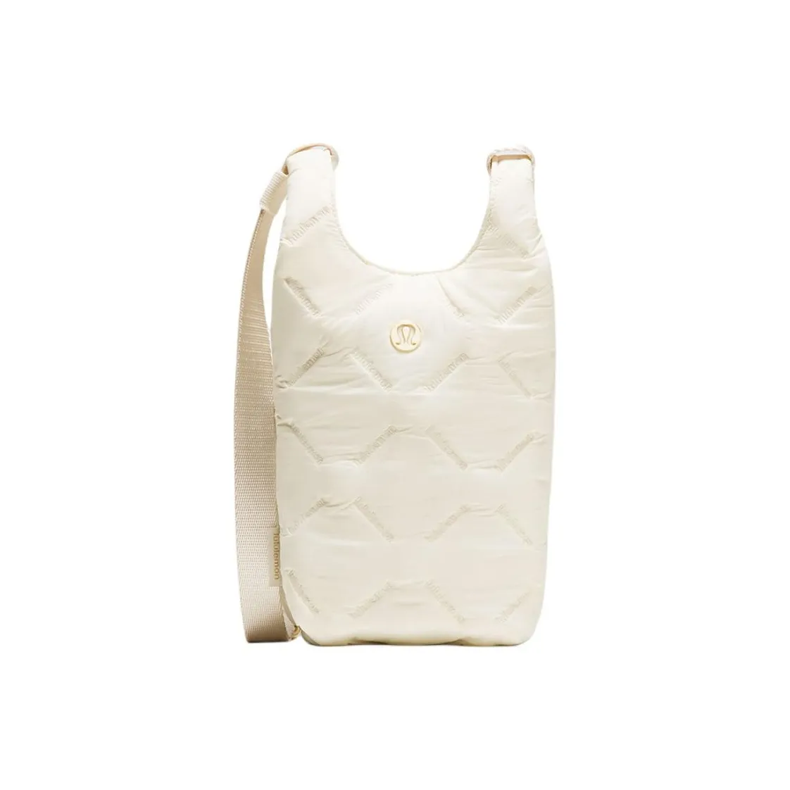 lululemon Портативный и Универсальный Сумка через плечо Женская Светлый Айвори Белый