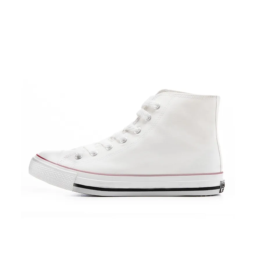 Warrior Легкий Дышащий And Противоскользящий Высокий Топ Кеды Унисекс Белый