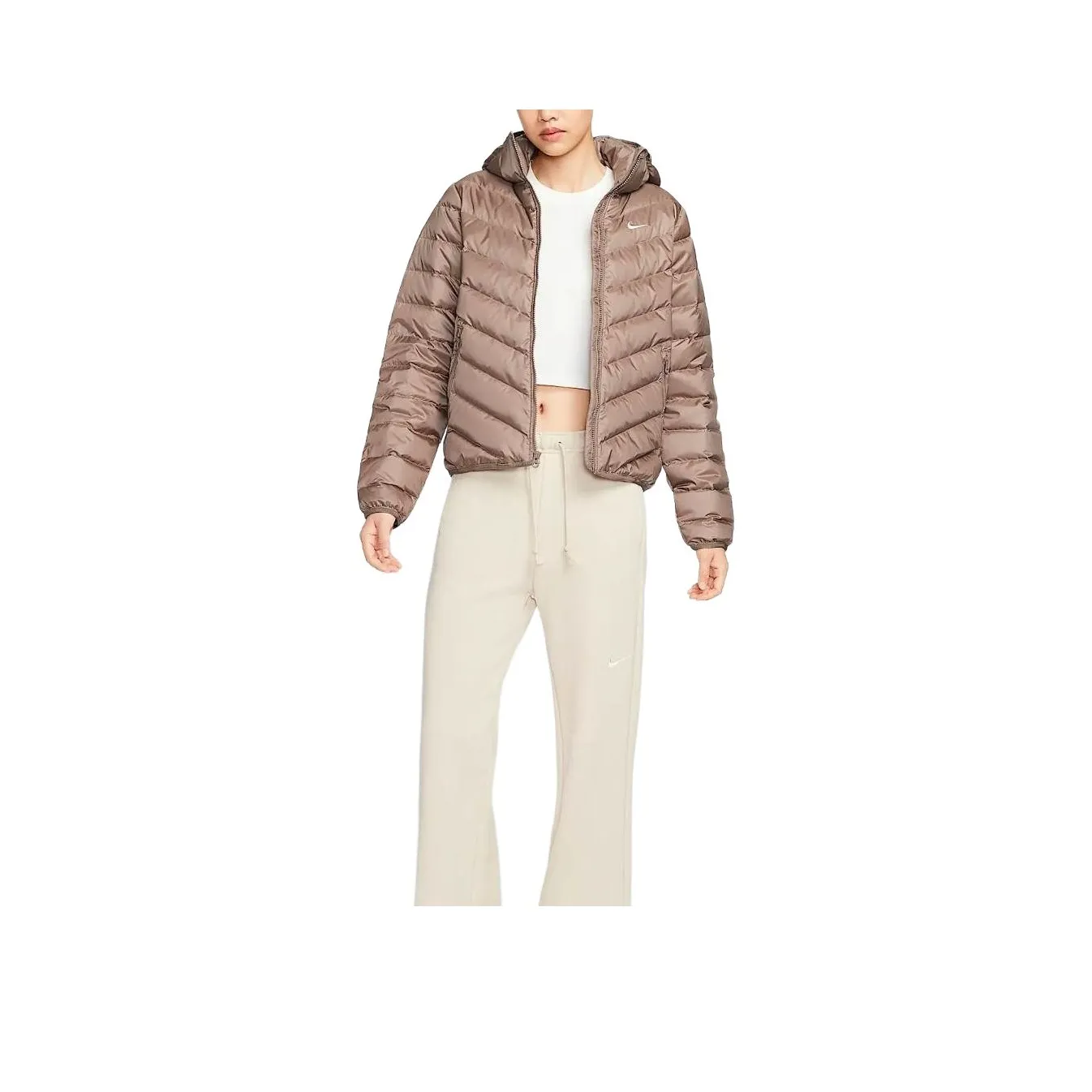 nike Therma Форма FW25 Sportswear WINDRUNNER Windpuffer Пуховик Женские