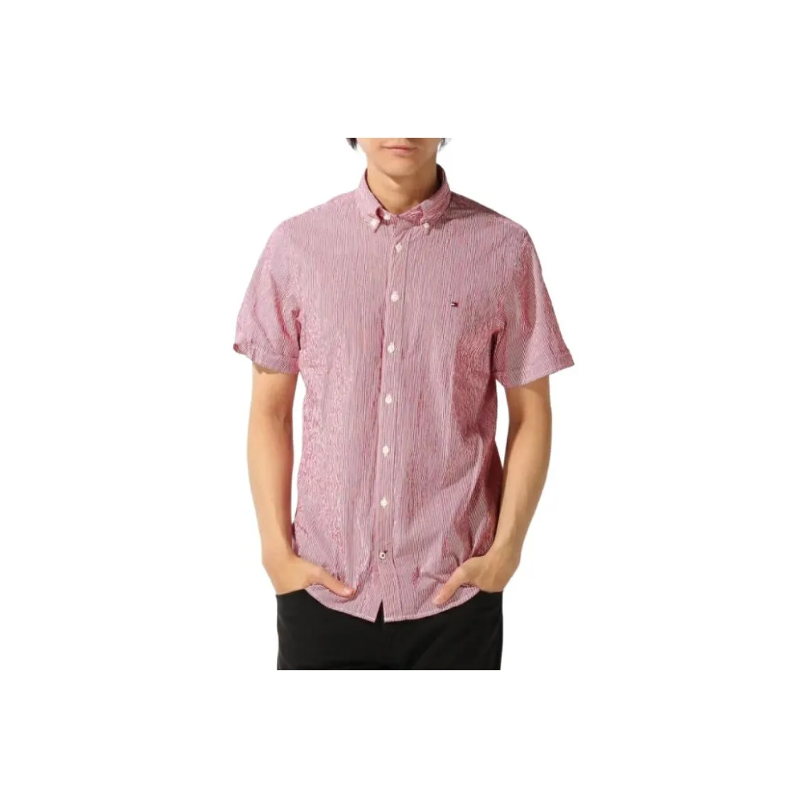 Tommy Hilfiger Розовые Мужские Рубашки