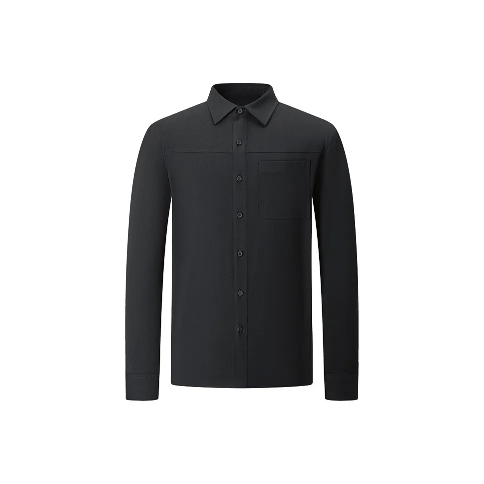 SEPTWOLVES Длинный рукав Повседневная рубашка Мужская