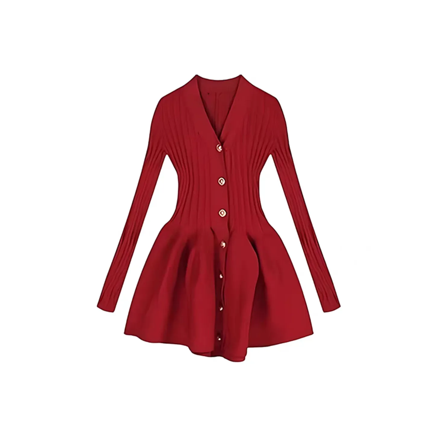 CDAYU Длинное платье с длинными рукавами женское