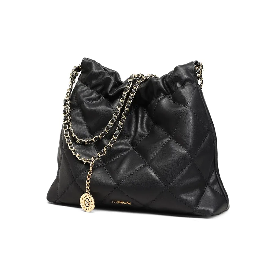 MILLIE'S Сумка через плечо из коровьей кожи Женская Черная