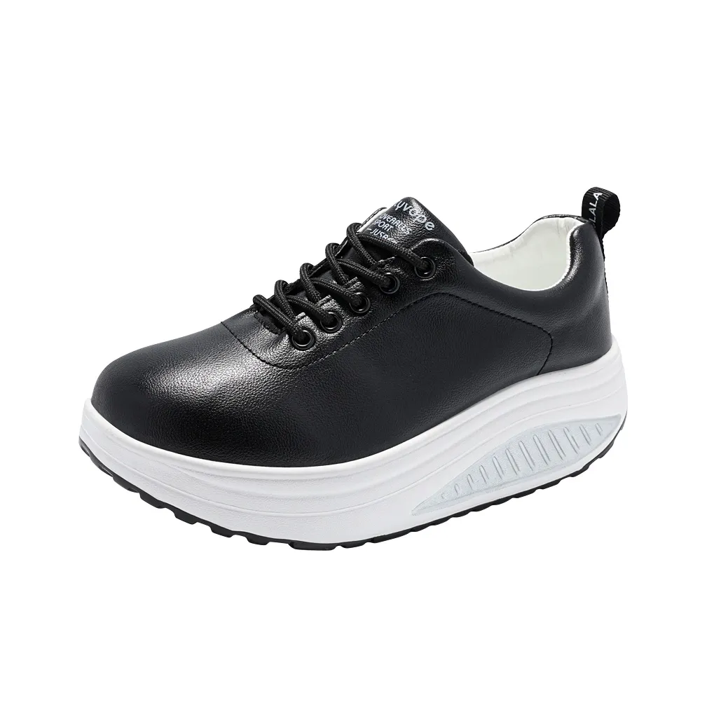 Reivanti Женская обувь без подкладки 5 см Rocking обувь для женщин