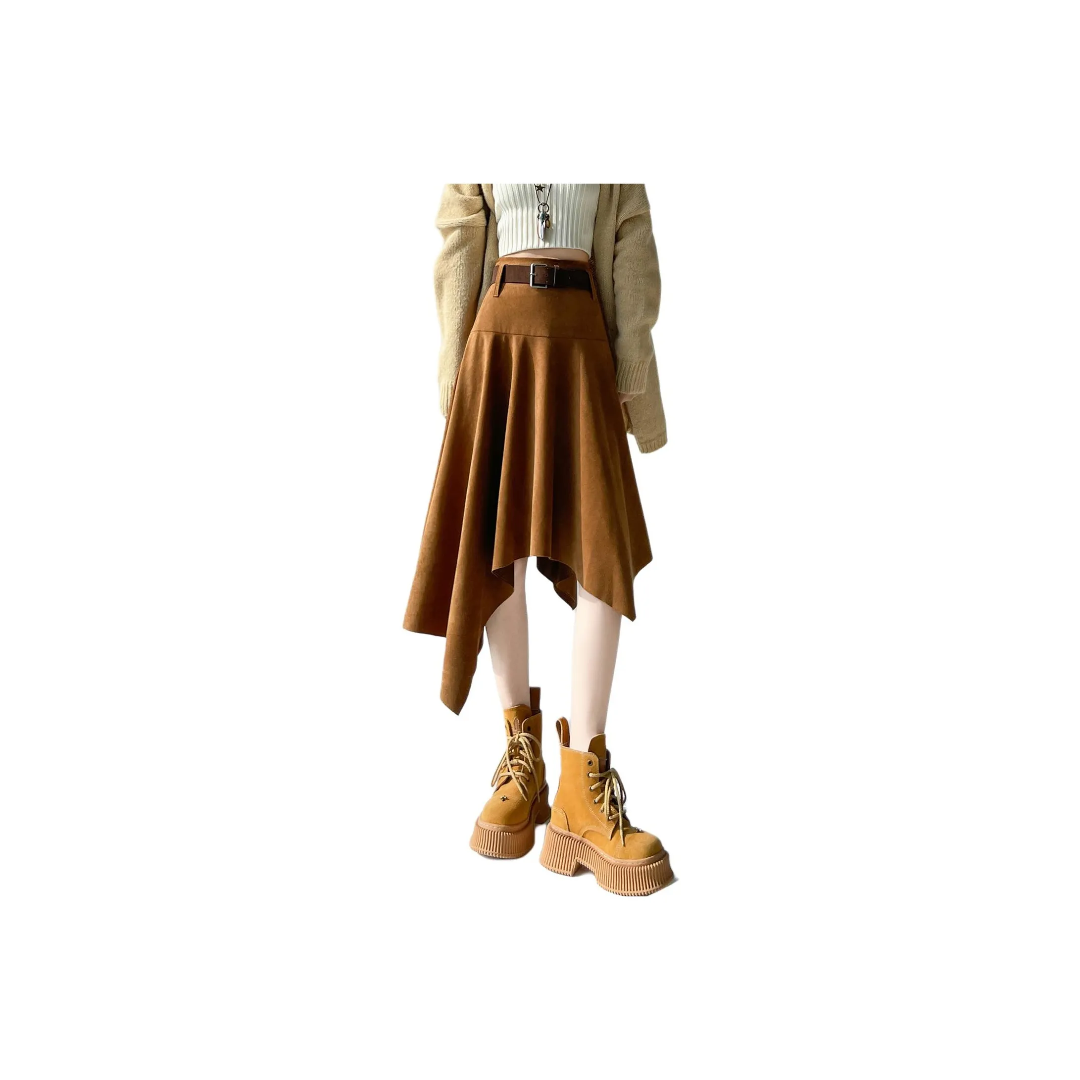 GOSO Женские Повседневные Длинные Юбки