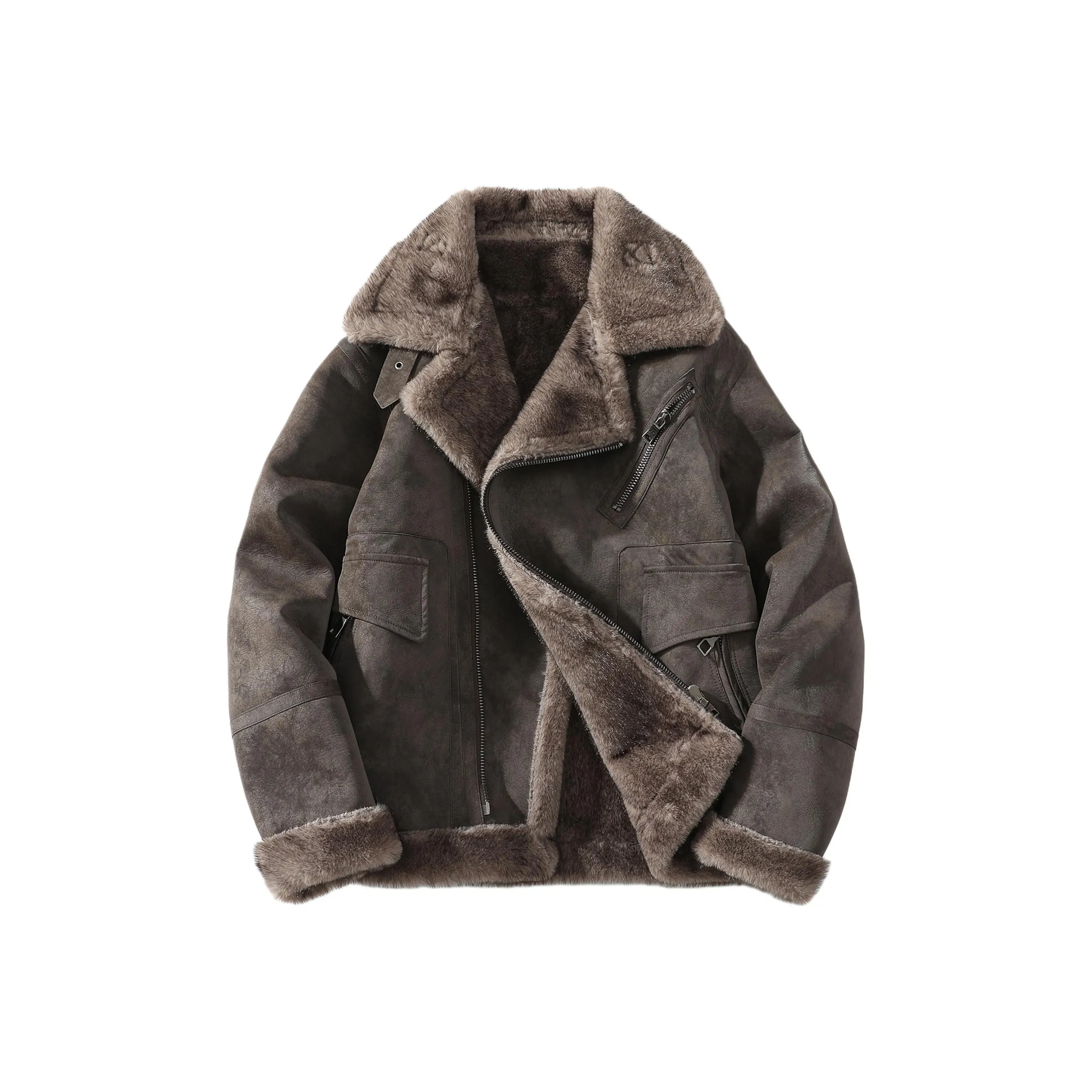 KSEK Какао-кофейный унисекс куртки