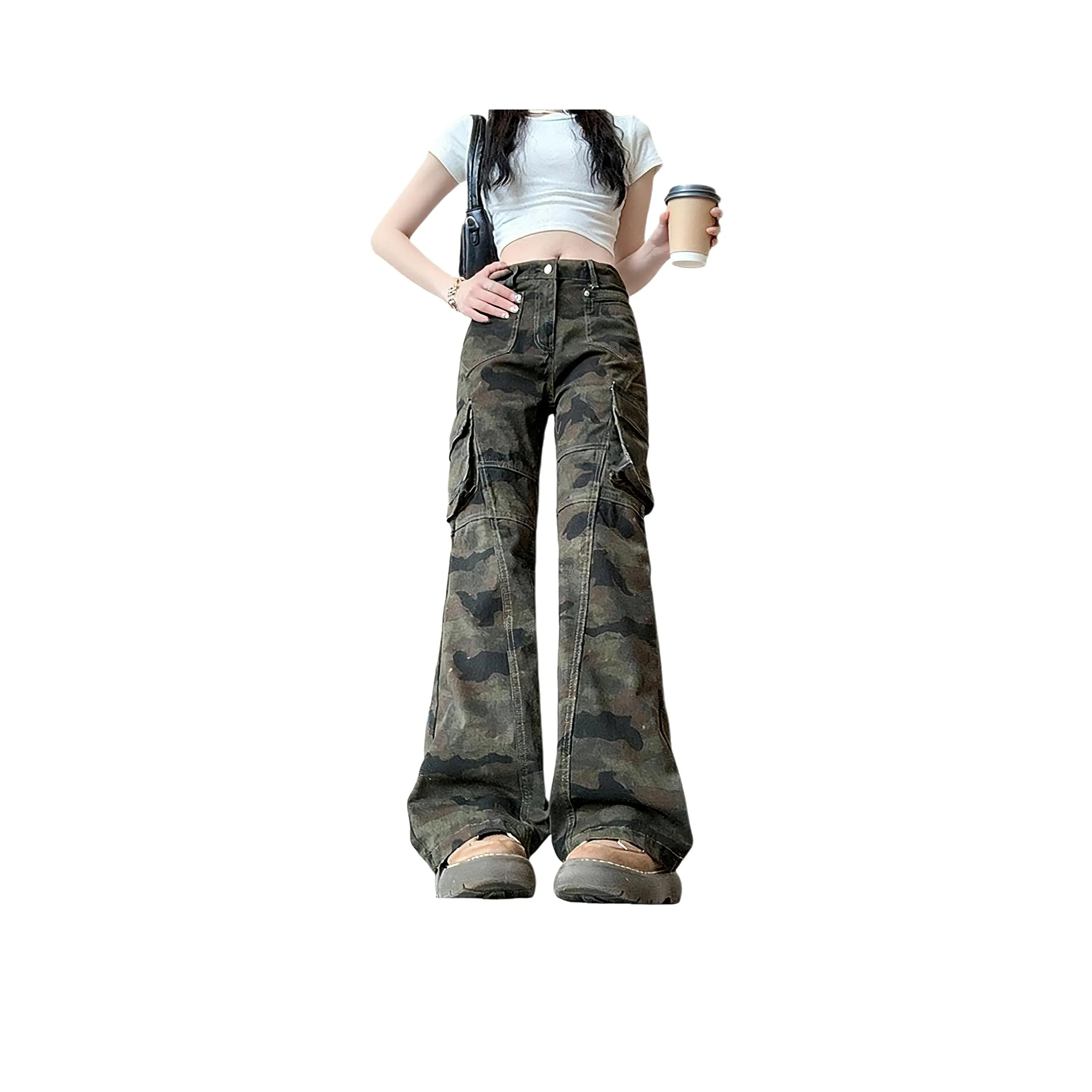 SRCG Камуфляж Женские Джинсы