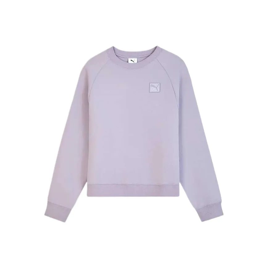 PUMA Светло-фиолетовый Женский Свитшот