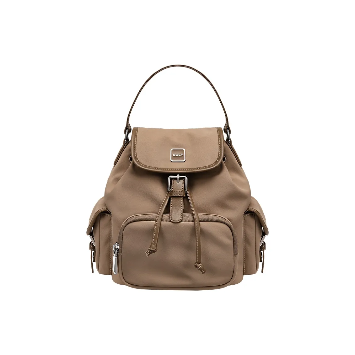 GOLF Водоотталкивающая ткань Рюкзак Женские Шампанское Коричневый Элегантный черный