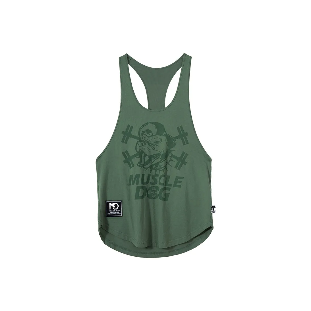 Muscle Dog Бег Майка Мужская