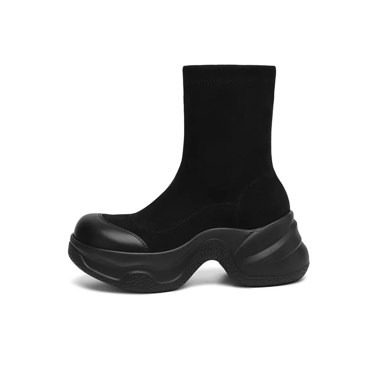 BOERDIQI Эластичные ботинки ботильоны 6,5 см женские