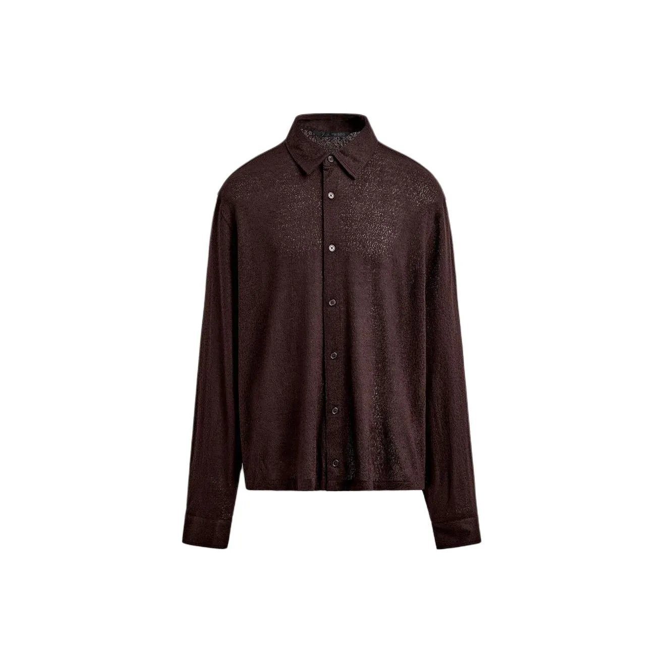 ZARA Темно-бордовые мужские рубашки