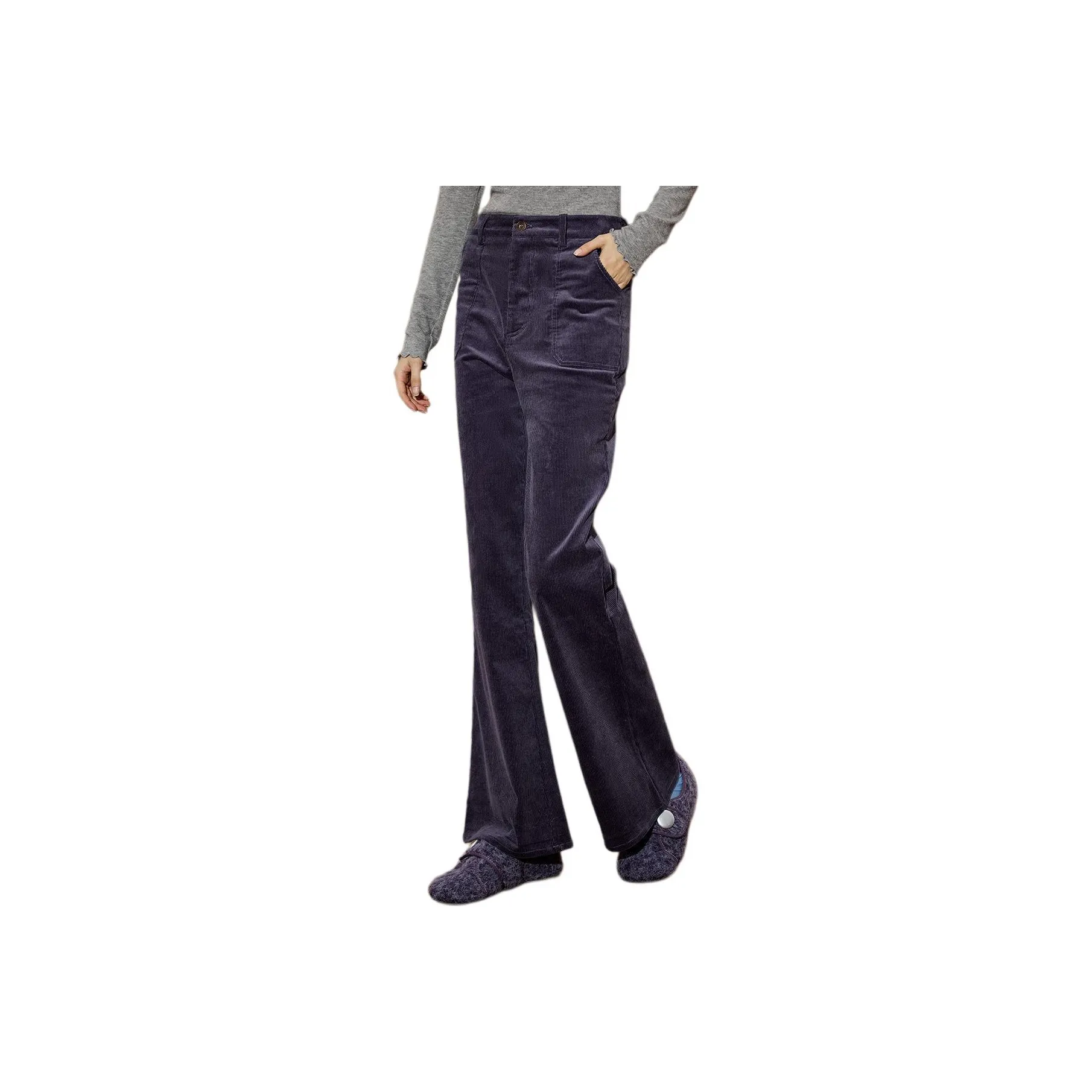 Coolhut Фиолетовые Женские Повседневные Брюки