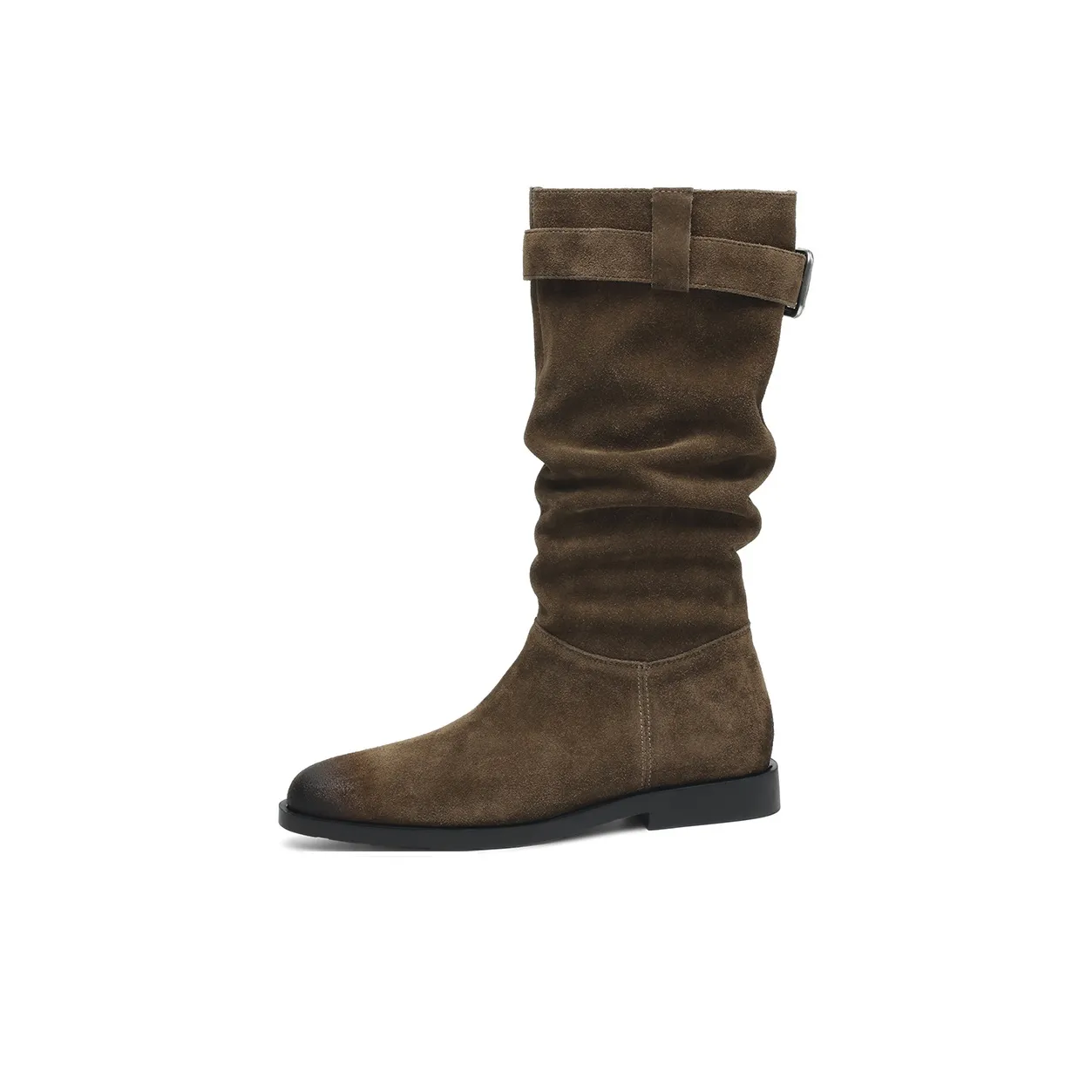 BOERDIQI SLOUCHY Ботинки Колено Высокие сапоги 2,5 см Женские