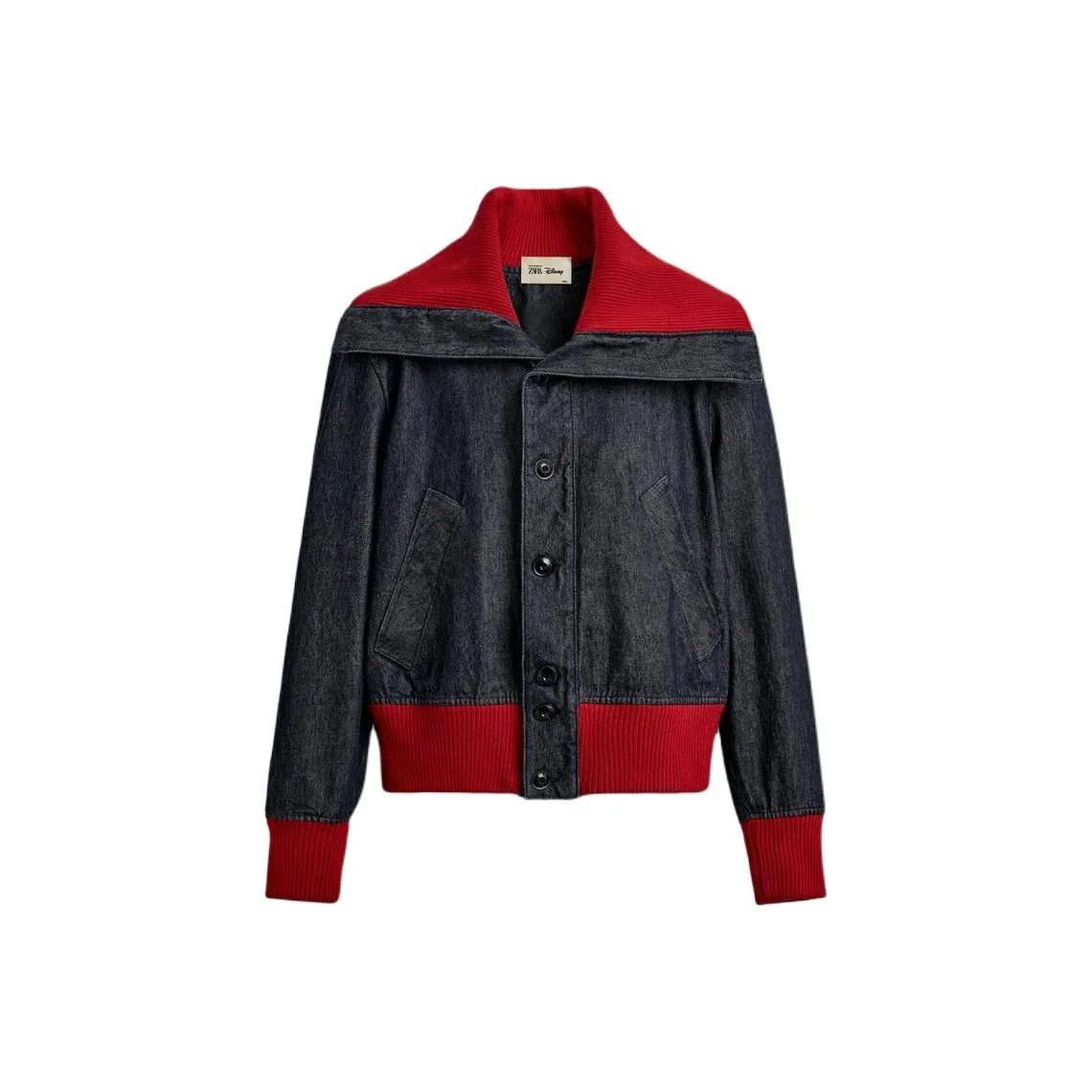 ZARA X Disney HARRY LAMBERT Co Бренд FW25 Деним Куртка Мужская