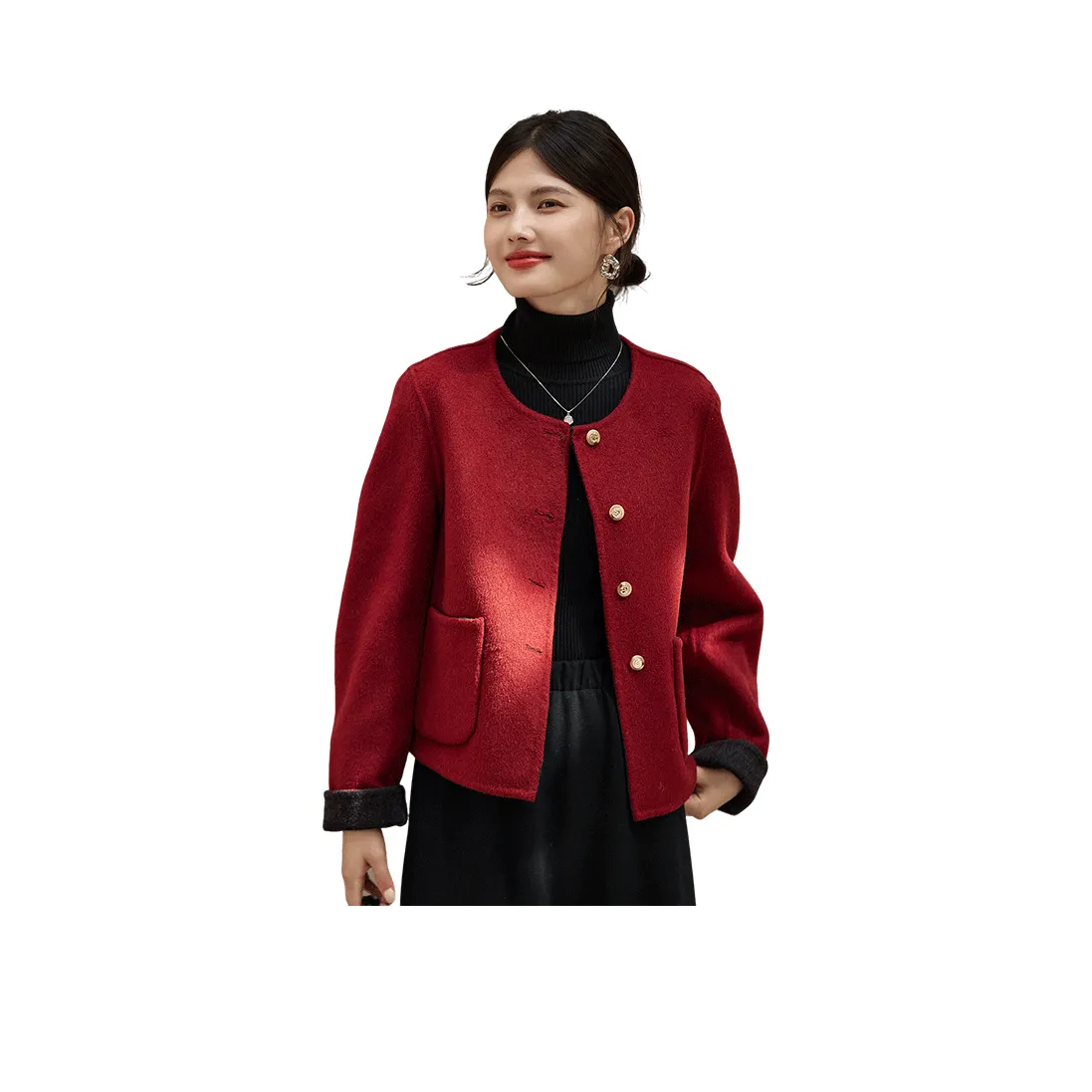 Still Quiet Красный Женское Пальто