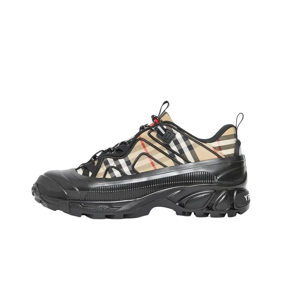 Burberry Arthur Casual Shoes Men Low-Top Brown/Black