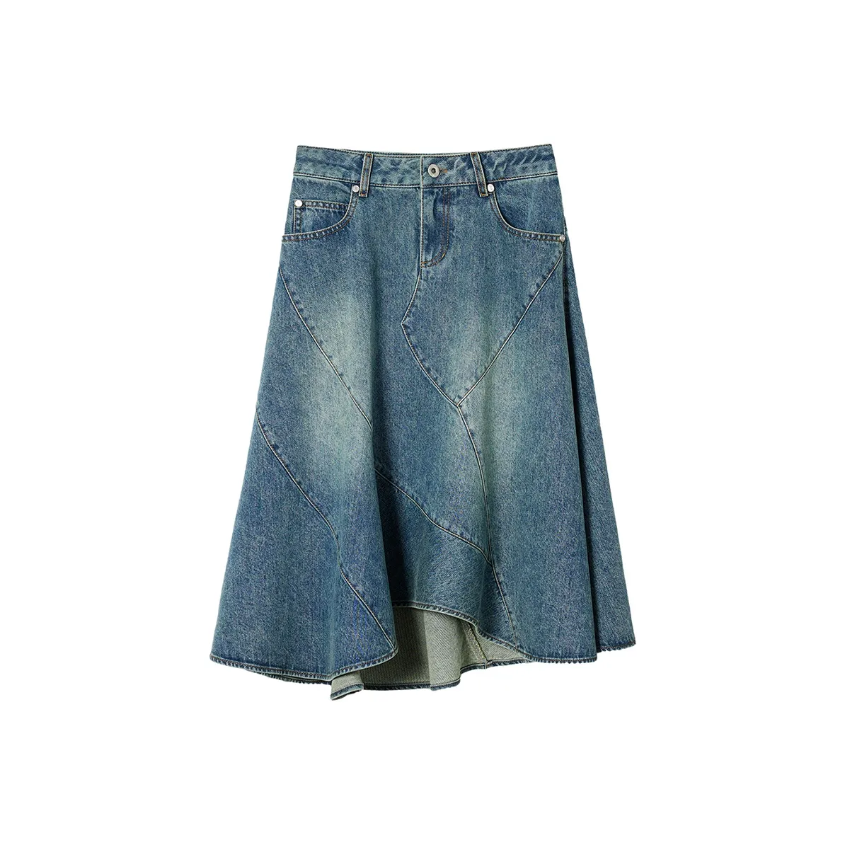 NancyCavally Denim Long Skirt Women's