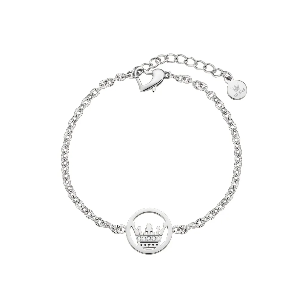 OLEVS Стальной браслет Женский Серебряный OLS 010