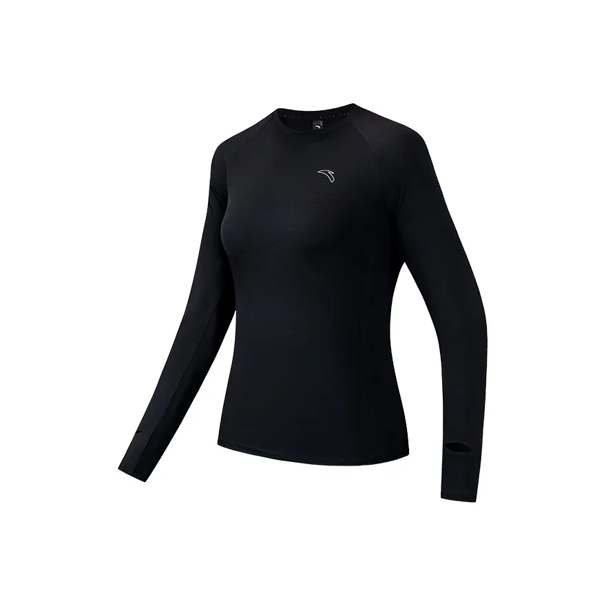 ANTA Running Collection Т-рубашка Женская базовая Черная