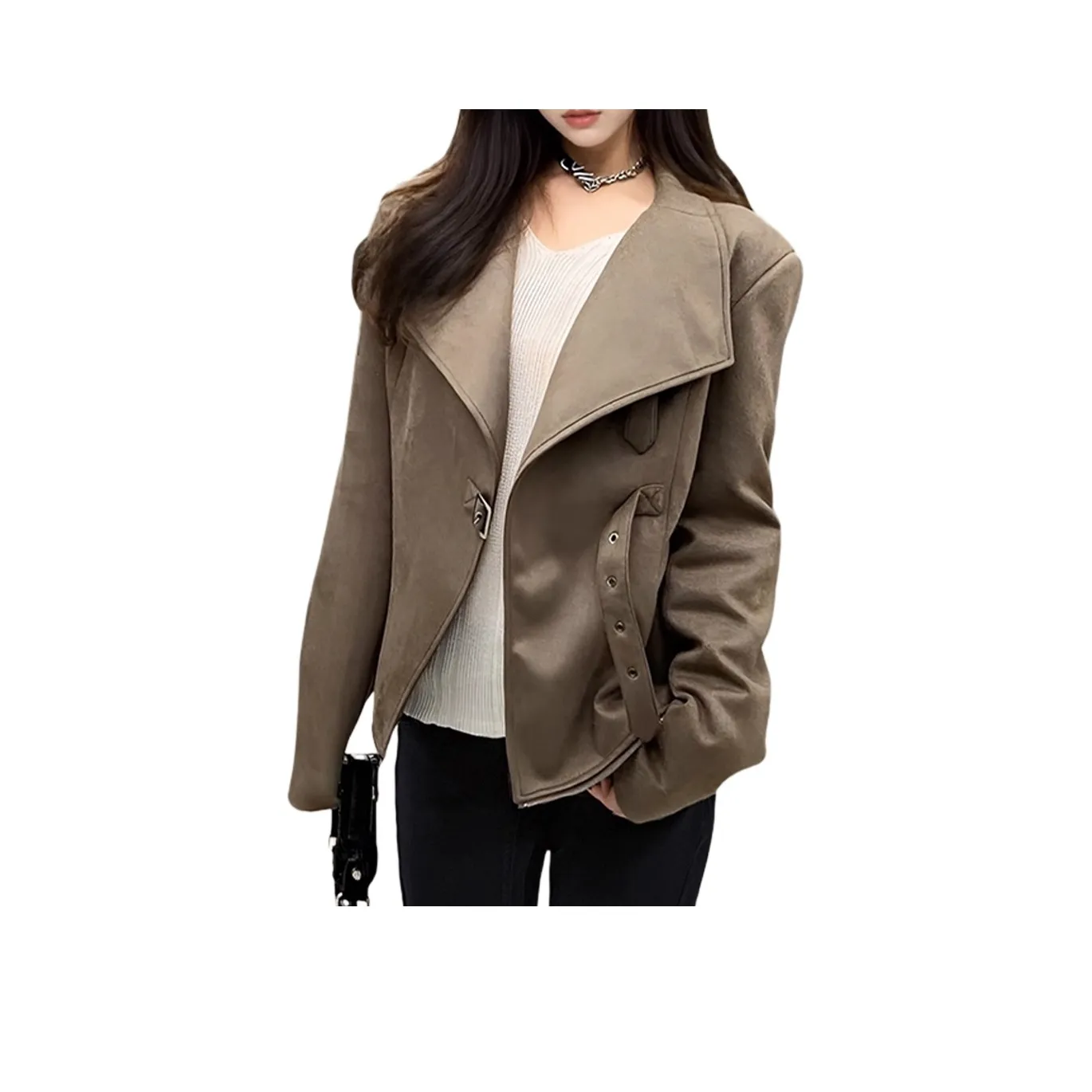 HELEH Коричневый Женский Куртки