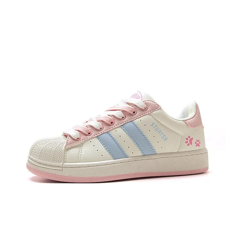 Yue Elsa Амортизация Ударостойкость Устойчивость к истиранию Легкий Низкий Топ Скейтборд Кроссовки Женские