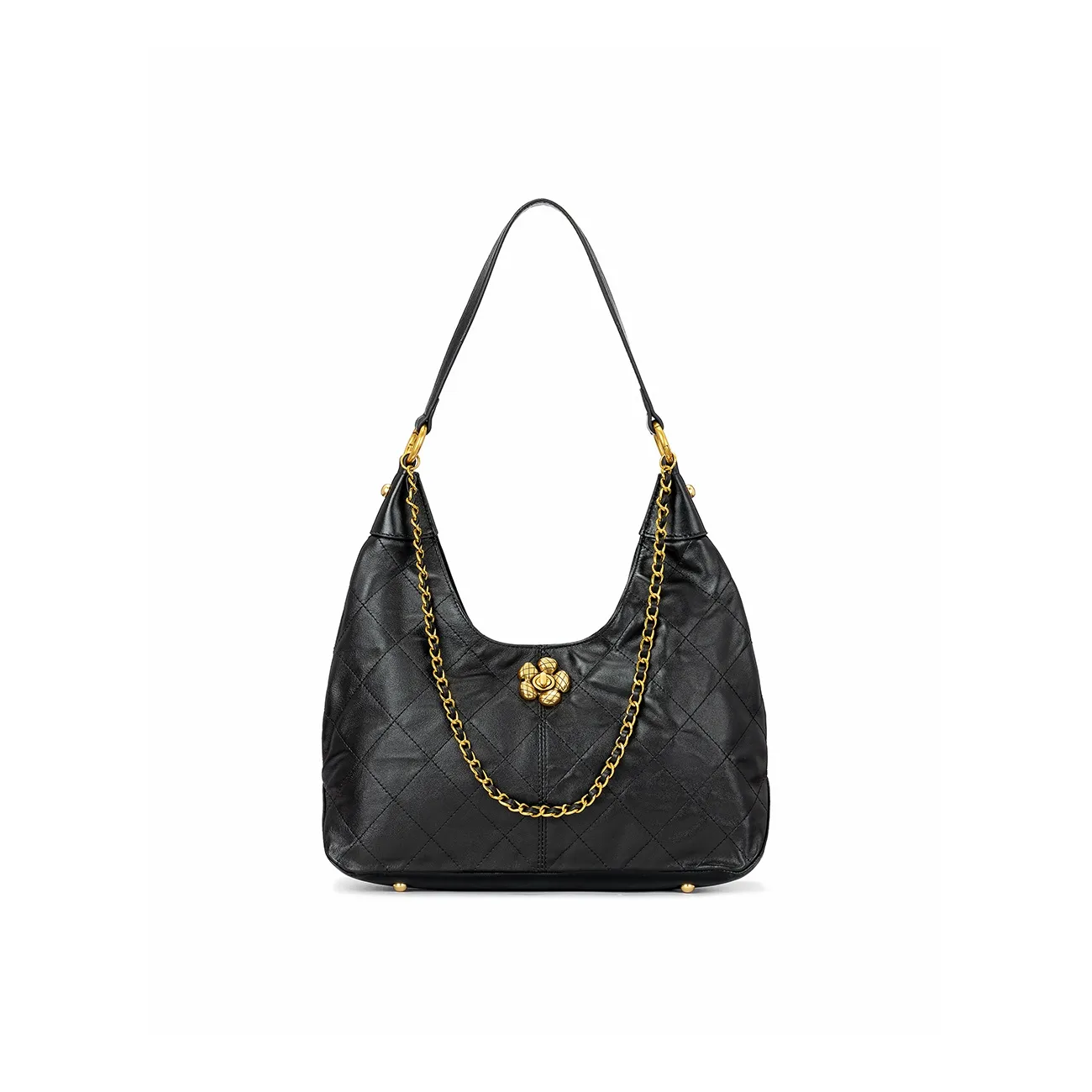 Roberta Di Camerino Сумка через плечо из коровьей кожи женская черная