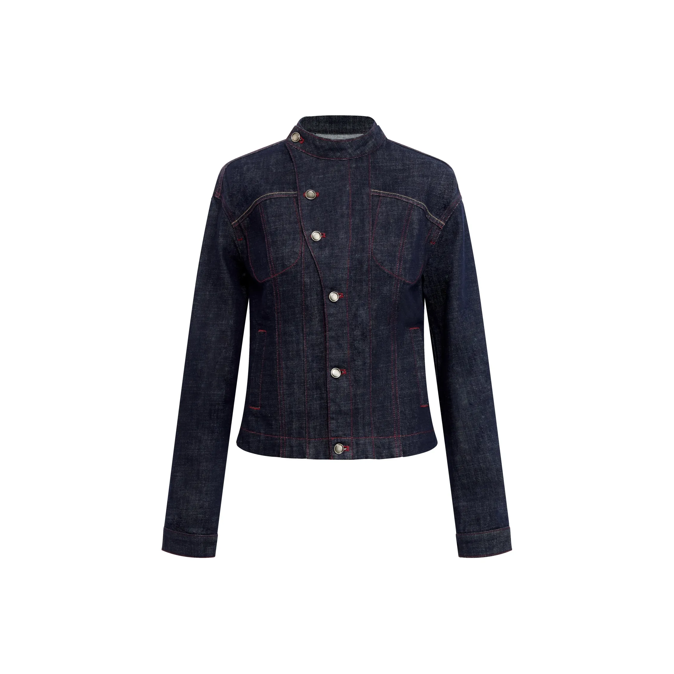 RUNTOTHEFUTURE Предосенний Деним Куртка Унисекс