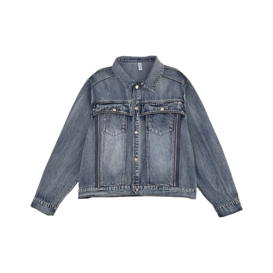 CAT'S PAW Синий Унисекс Джинсовые куртки