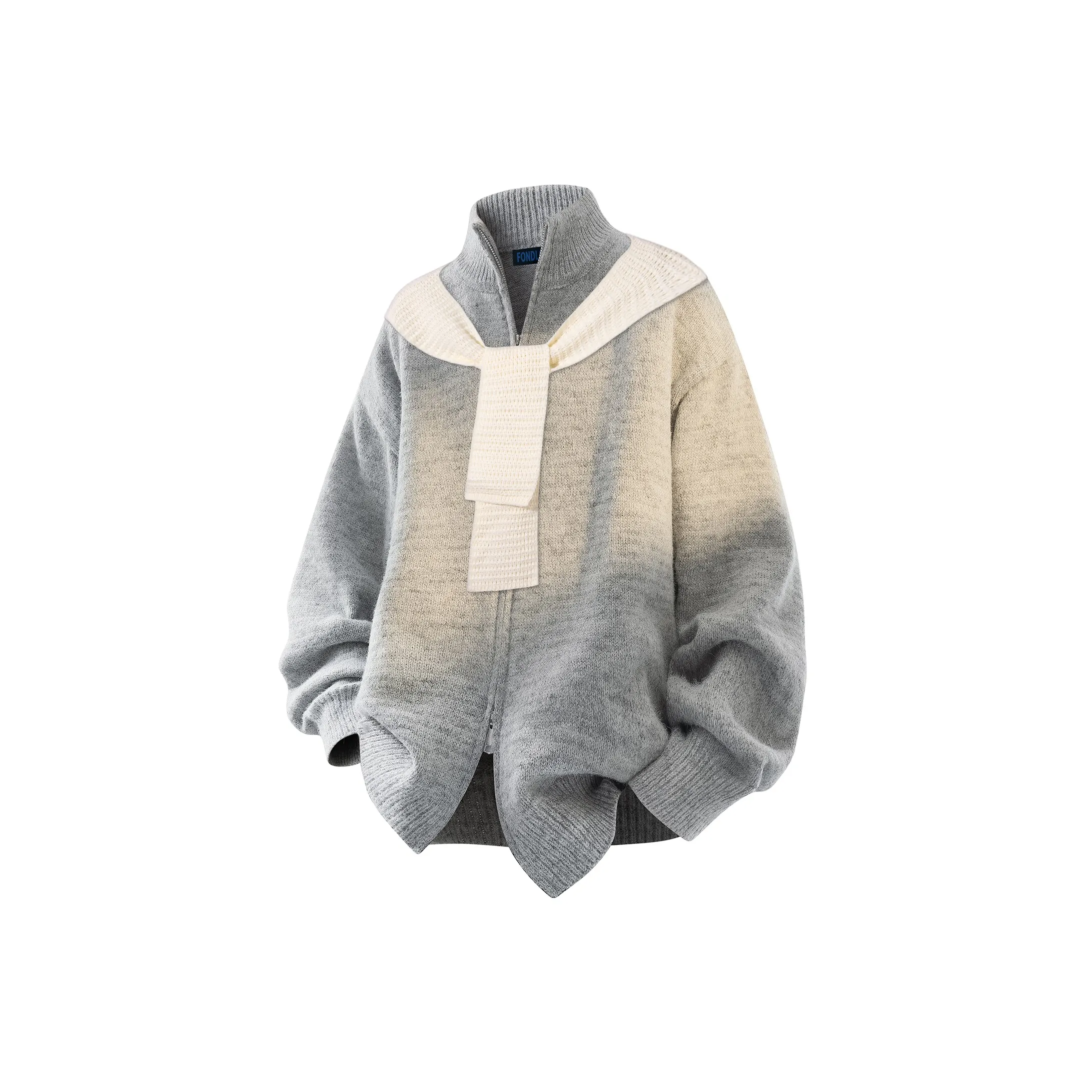 FONDLOOK Свитер Бесплатно Шарф Унисекс