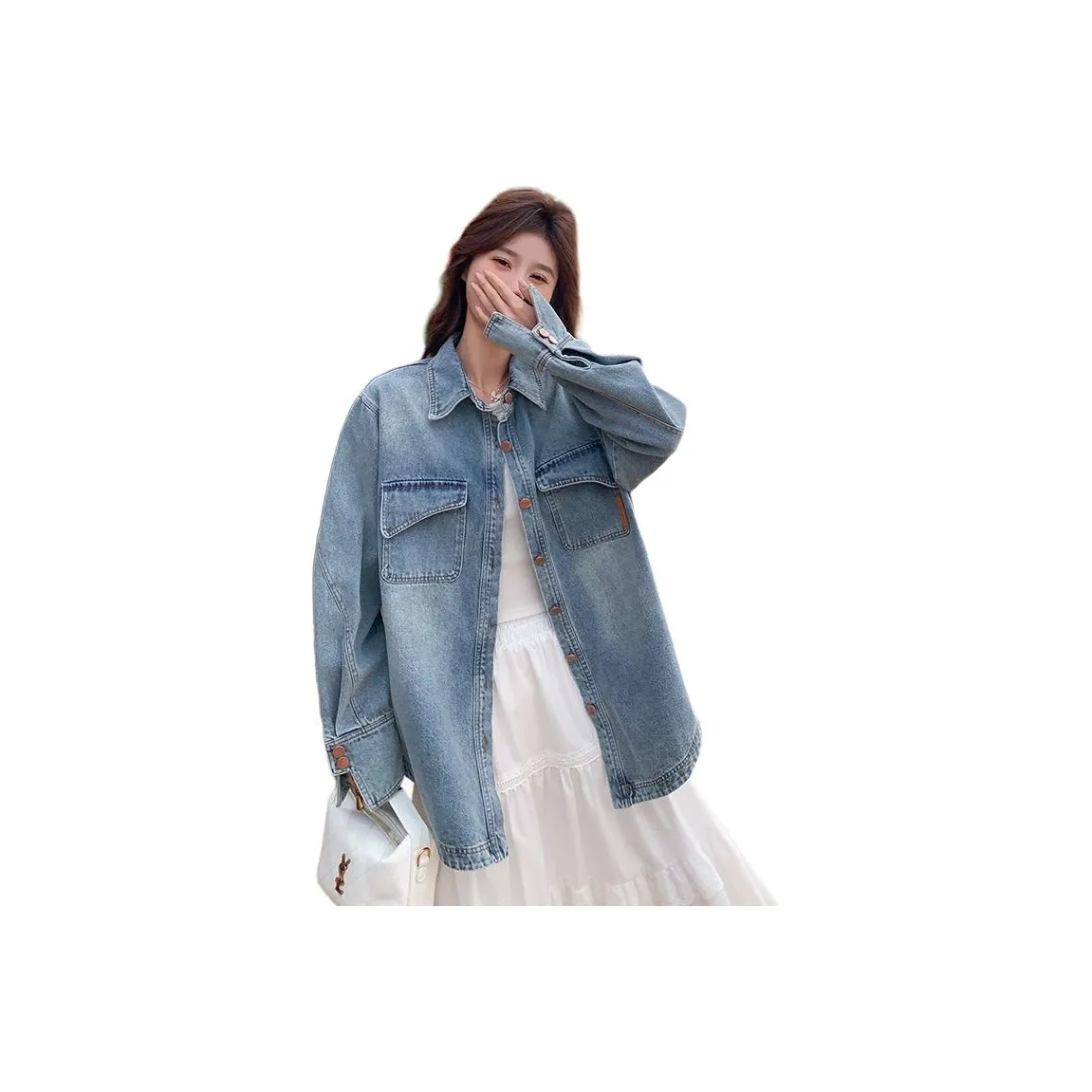 MEXICAN Синий Женские Джинсовые Куртки