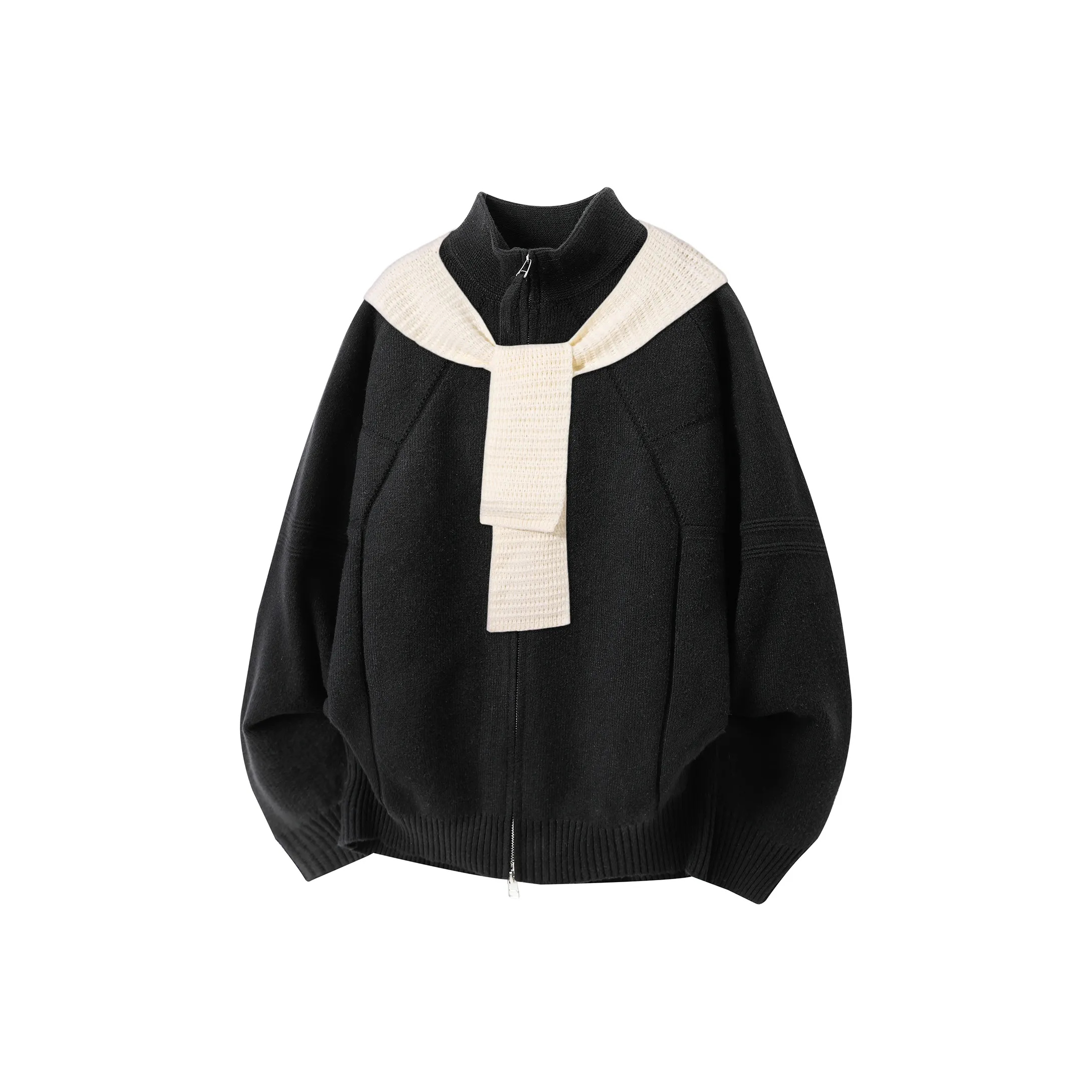 FONDLOOK Трикотаж с бесплатным шарфом унисекс