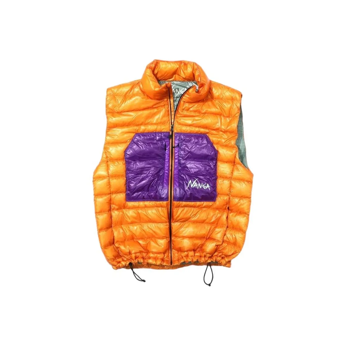 NANGA Orange Unisex Down Vest NANGA Оранжевый унисекс пуховик