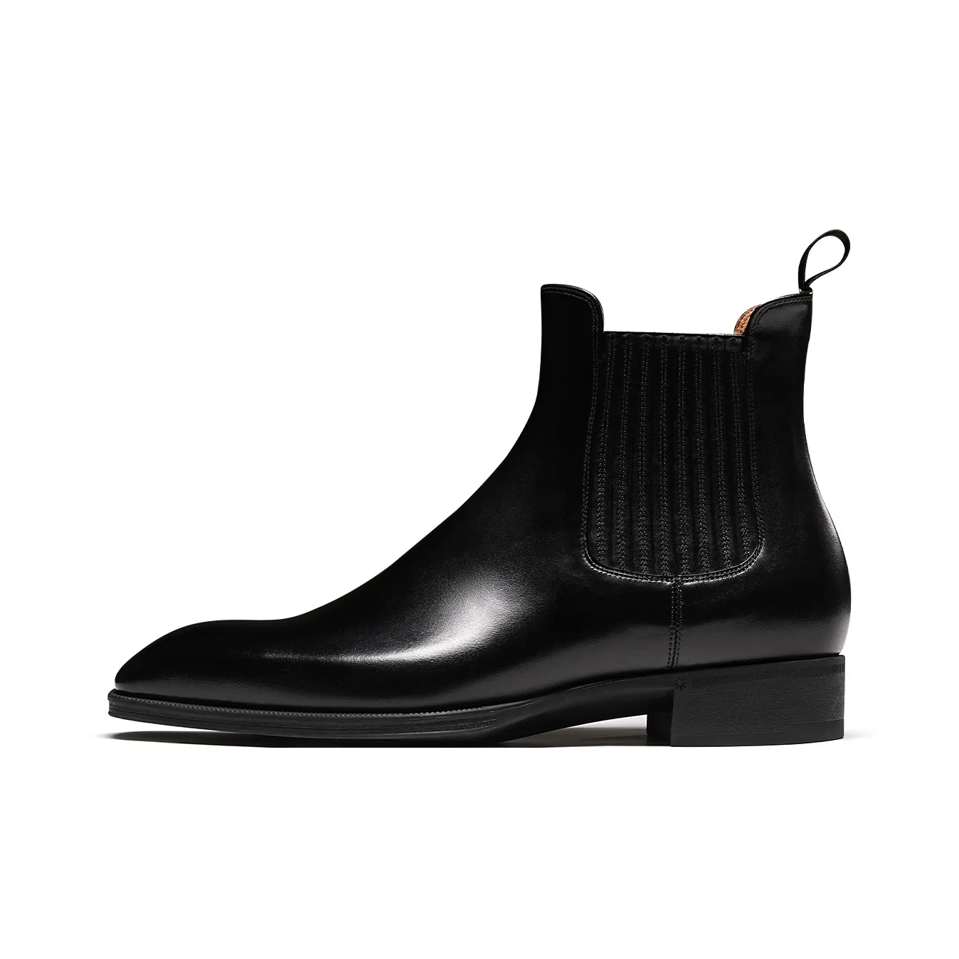 TRUFFAUT Piano Подошва Квадратный носок Элегантные ботинки Короткий Челси Мужской