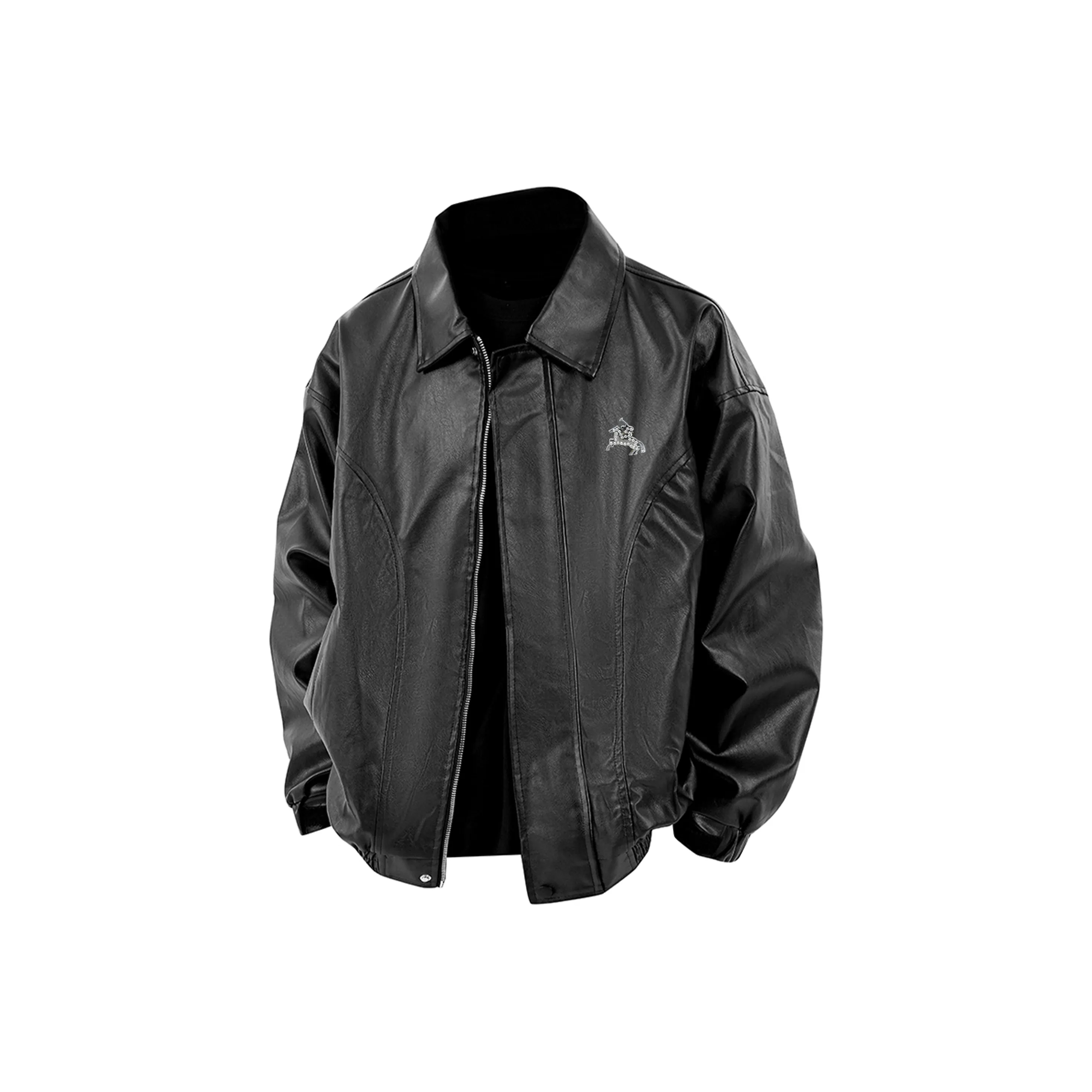 POLOMEISDO Кожа Куртка Унисекс