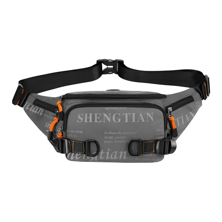 SMVP Нейлон Biker Hip Hop Рюкзак Бананка Стандартный Унисекс Черный Армейский Зеленый Синий Серый