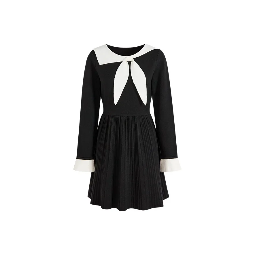 KUOSE Длинное платье с длинными рукавами женское