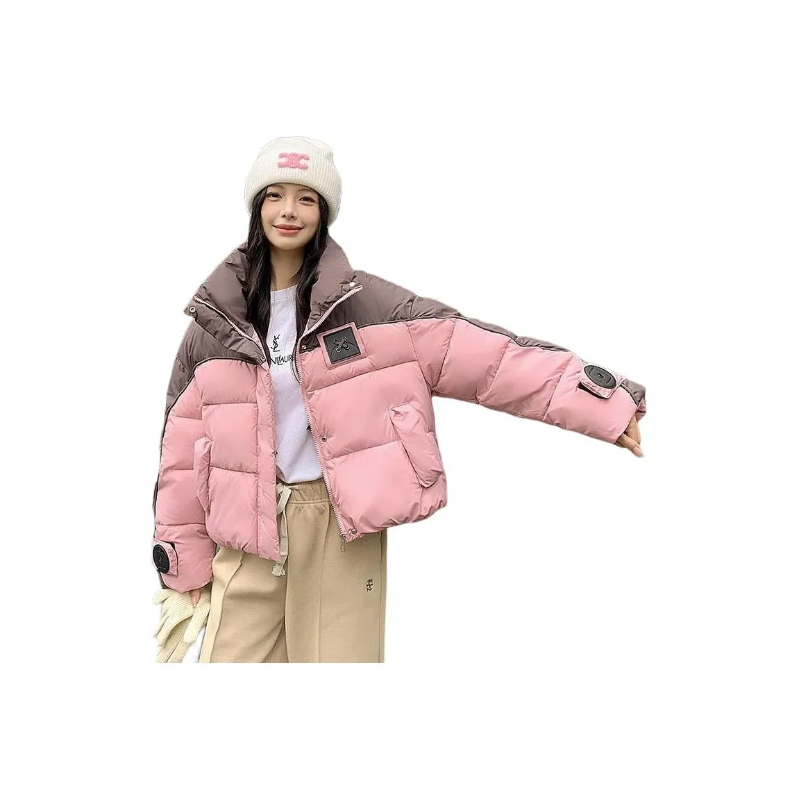 XIANSINIAO Хлопковый пуховик женский