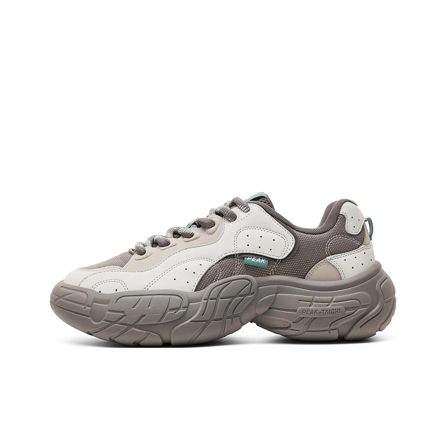 PEAK Taichi Tire Обувь Повседневная обувь Низкий верх Светло-серый Темно-серый Мужской