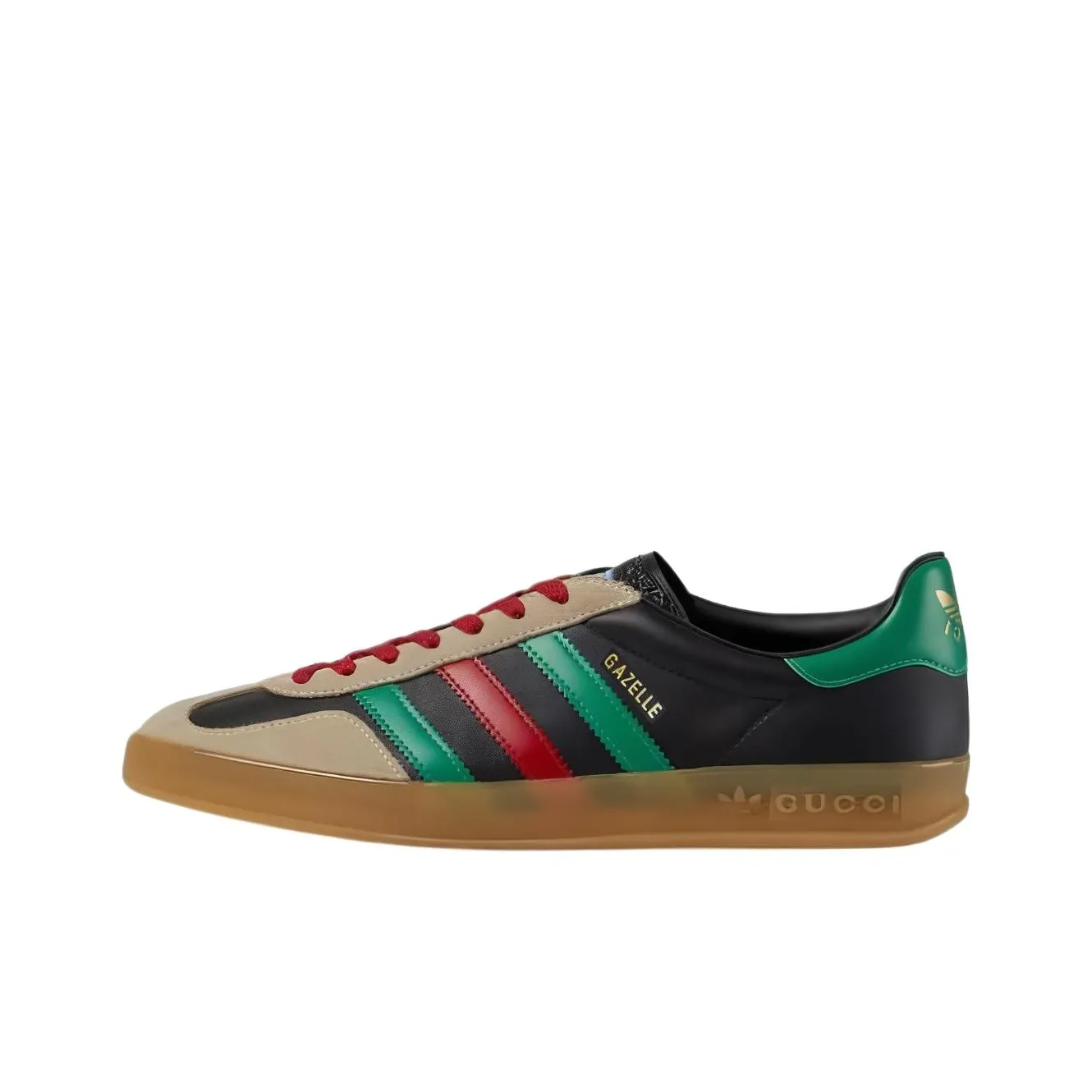 Adidas Originals X GUCCI Gazelle Skateboard Shoes Men Low Top Black