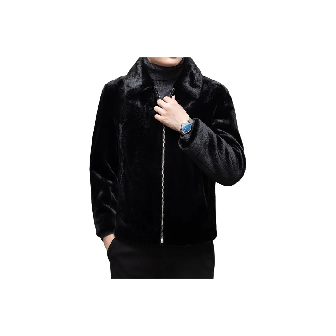 TAIZILONG Черные Мужские Куртки