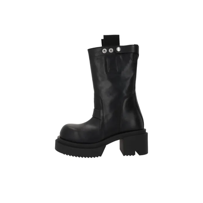 靴 RickOwens Beatle Bogun Leather Boots 44 RICK OWENS Beatle Bogun leather Chelsea boots | NET-A-PORTER