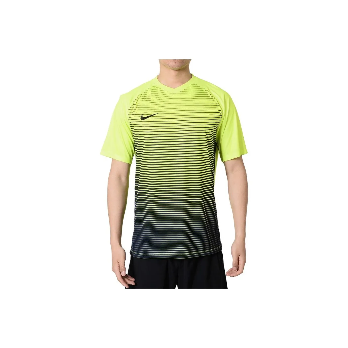 nike Неоновый зеленый Мужской T-рубашки